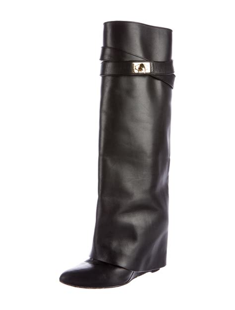 givenchy fold over boots knock off|givenchy shark fold over boots.